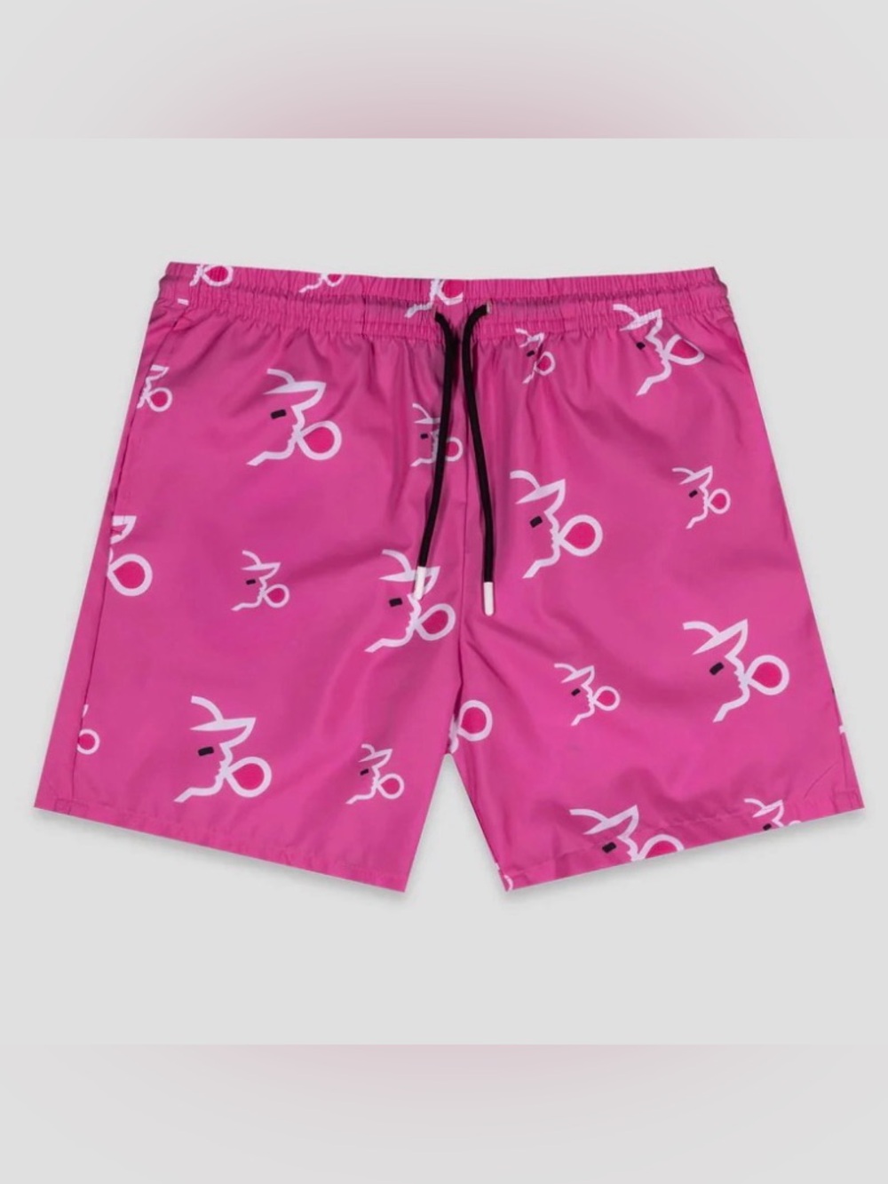 Baseballism Bubblegum Ballplayer Swim Trunks - Youth L